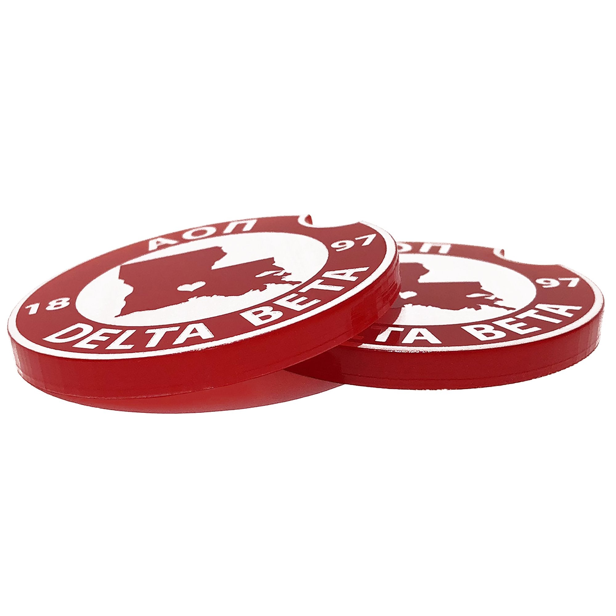 Sigma Nu Car Cup Holder Coaster (Set of 2)