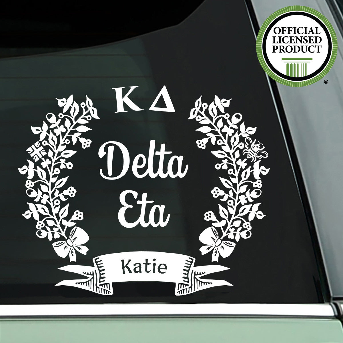 Brit and Bee Sorority Chapter Decal - Kappa Delta
