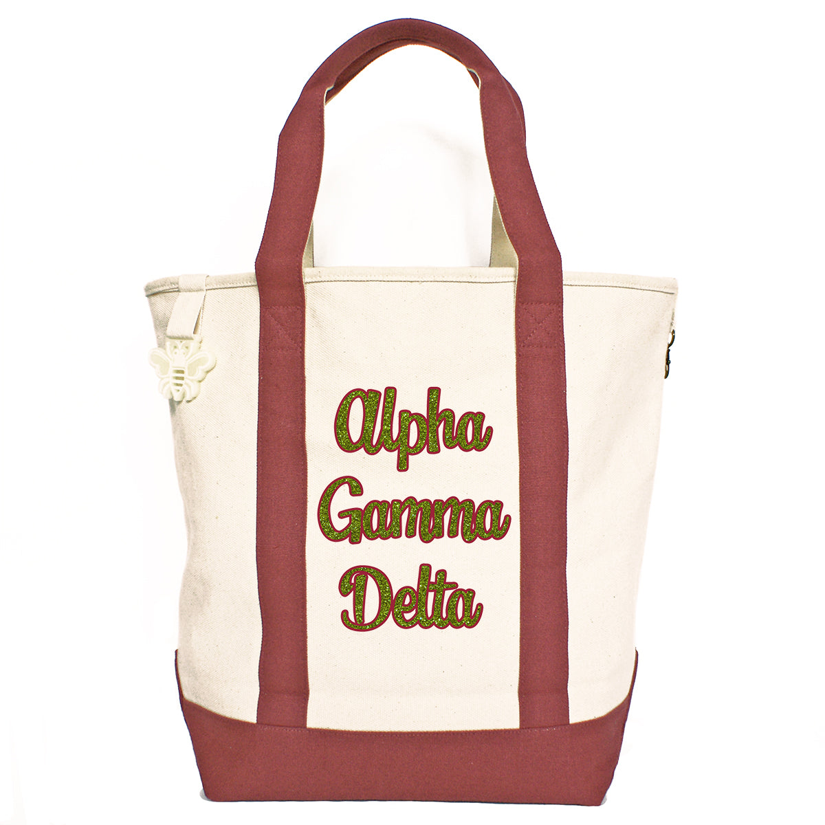 Alpha Gamma Delta Comfort Colors Tote Bag | Brit and Bee