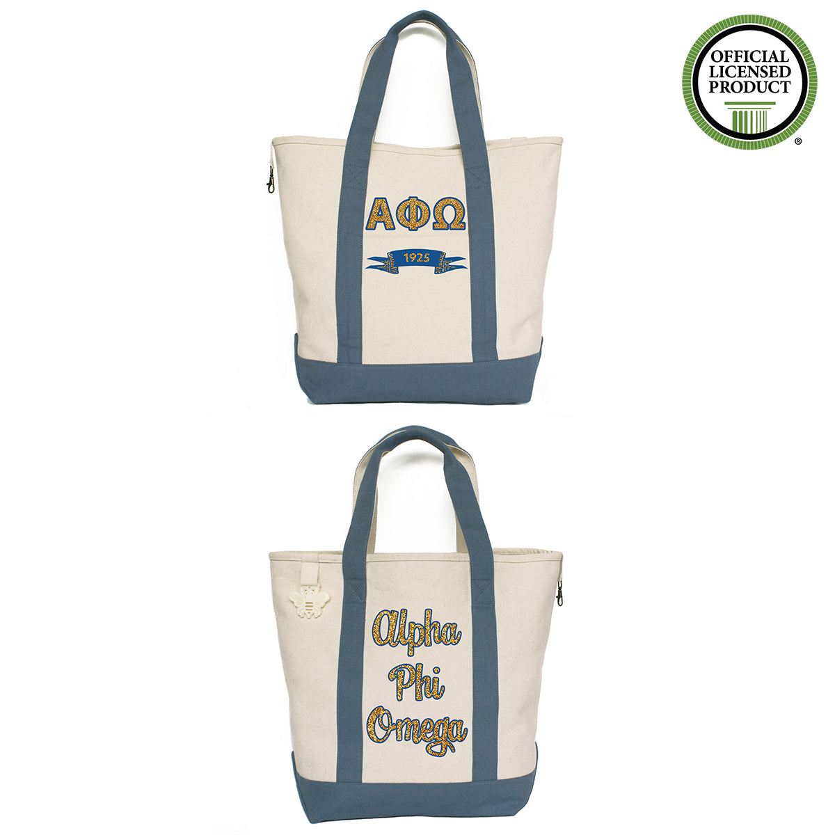 Alpha Phi Omega Comfort Colors Tote Bag | Brit and Bee