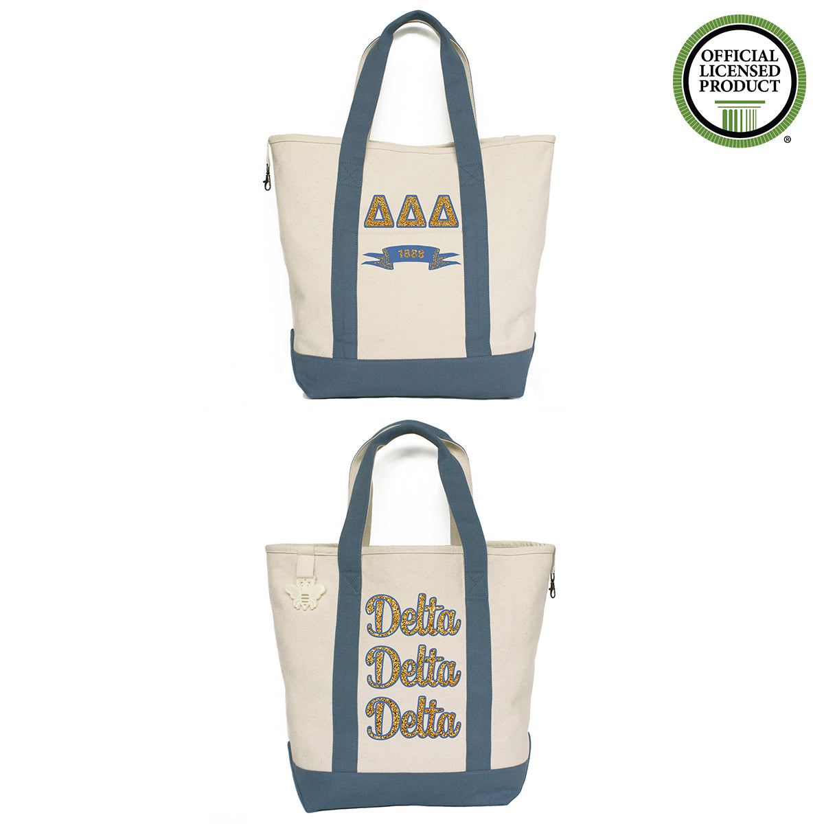 Delta Delta Delta Comfort Colors Tote Bag | Brit and Bee