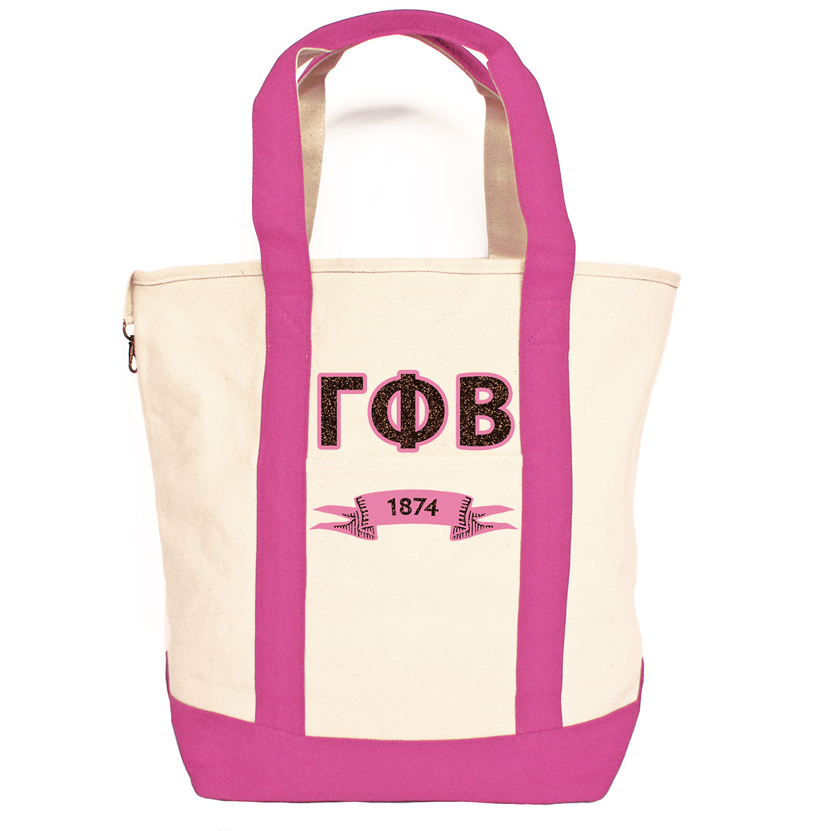 Gamma Phi Beta Comfort Colors Tote Bag | Brit and Bee