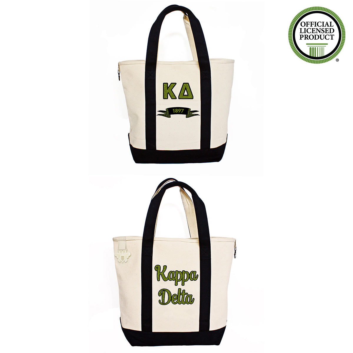 Kappa Delta Comfort Colors Tote Bag | Brit and Bee