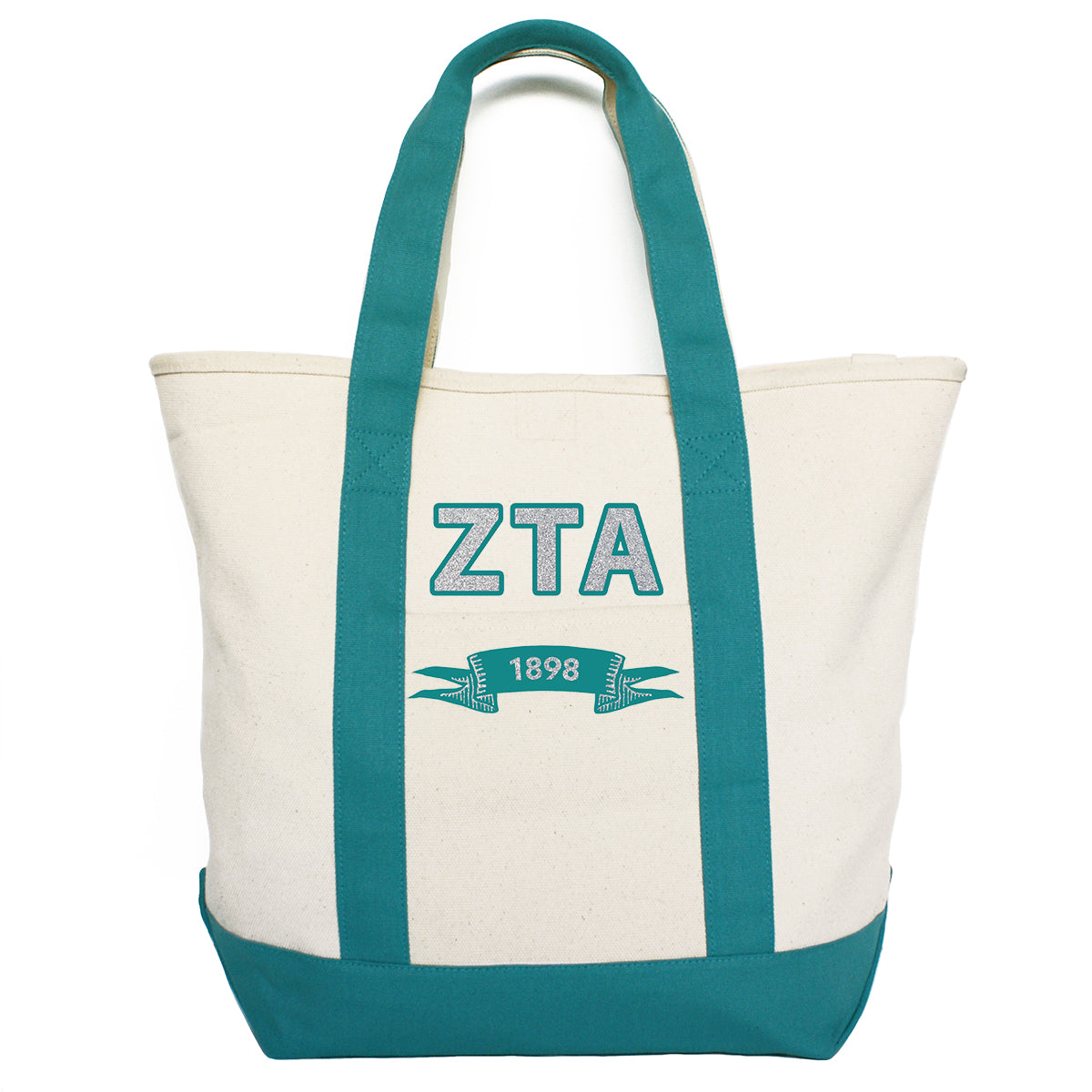 Zeta Tau Alpha Comfort Colors Tote Bag | Brit and Bee