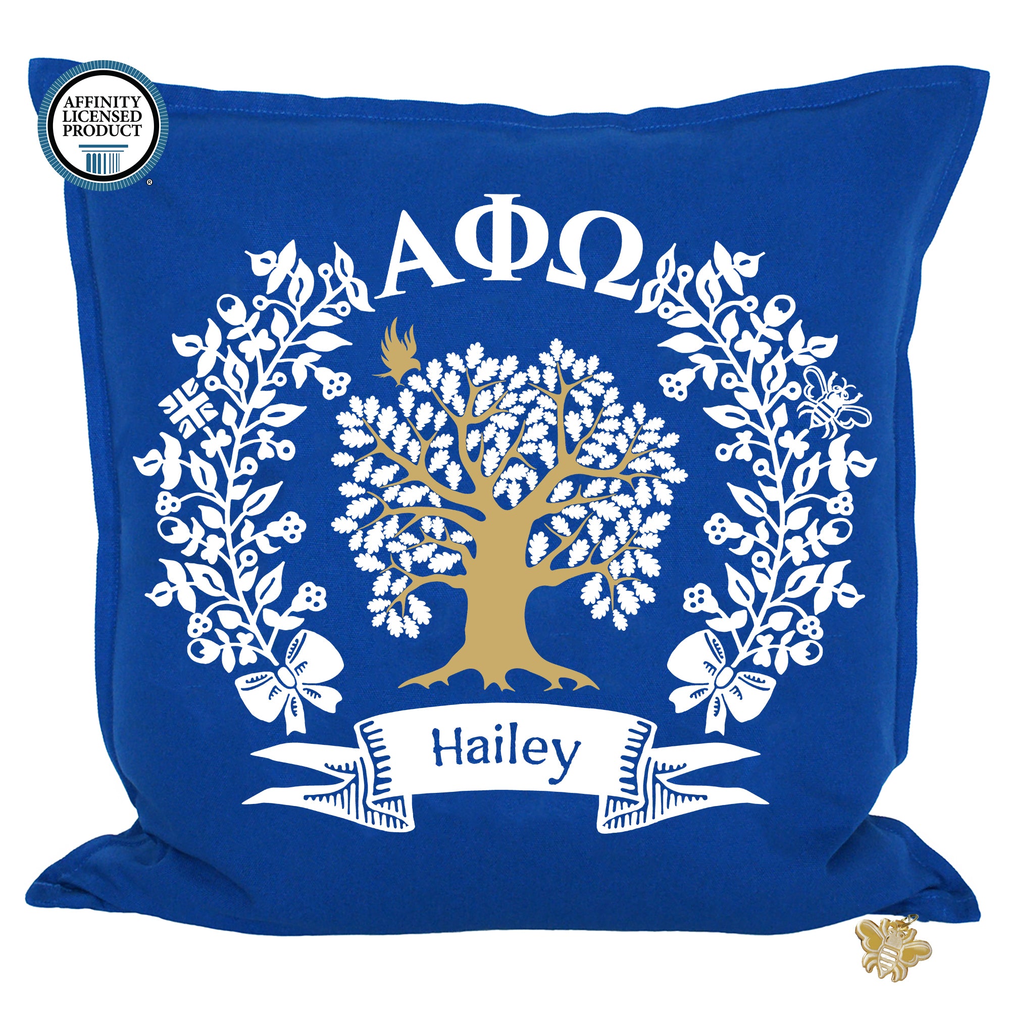Alpha Phi Omega Pillow | Brit and Bee