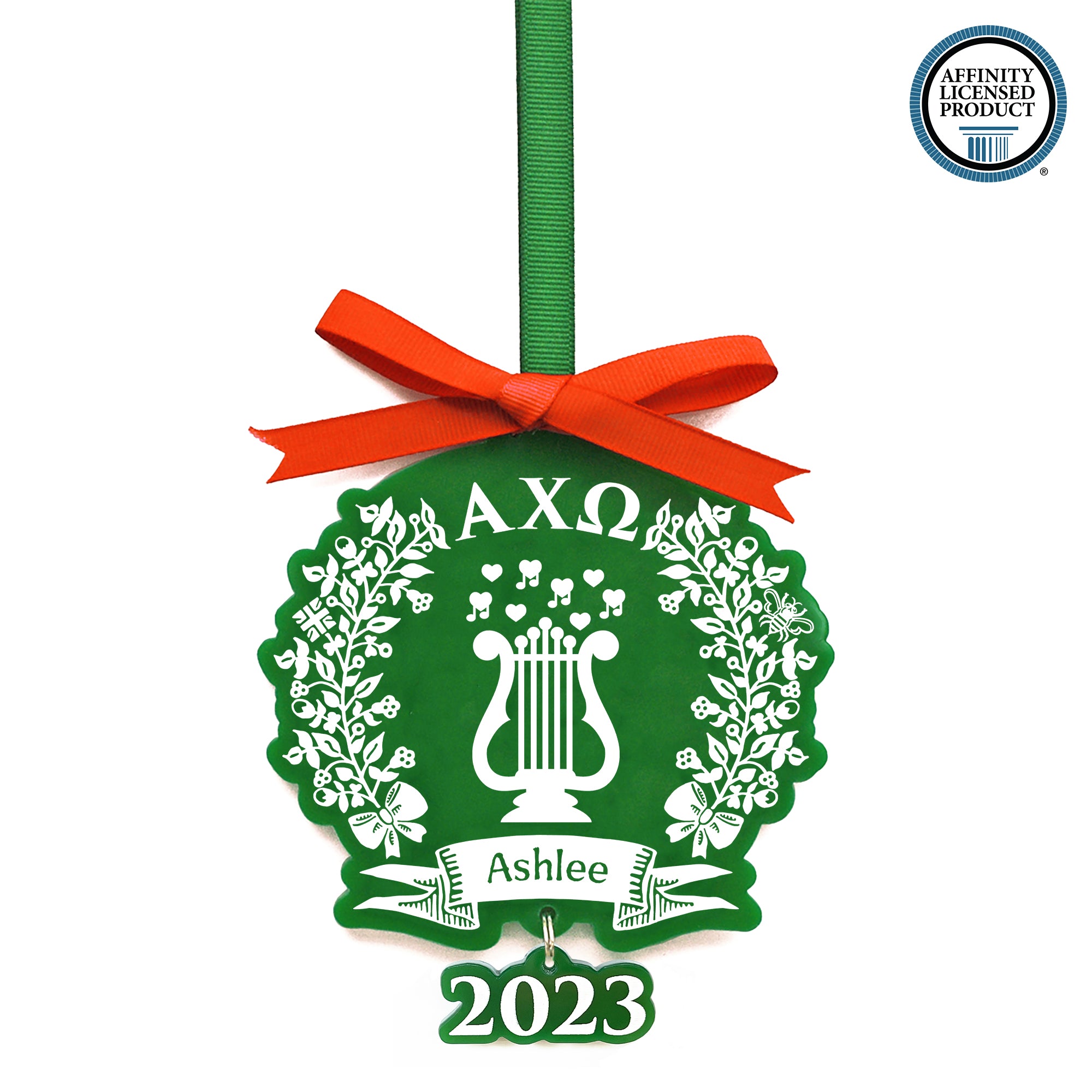 Alpha Chi Omega Ornament | Brit and Bee
