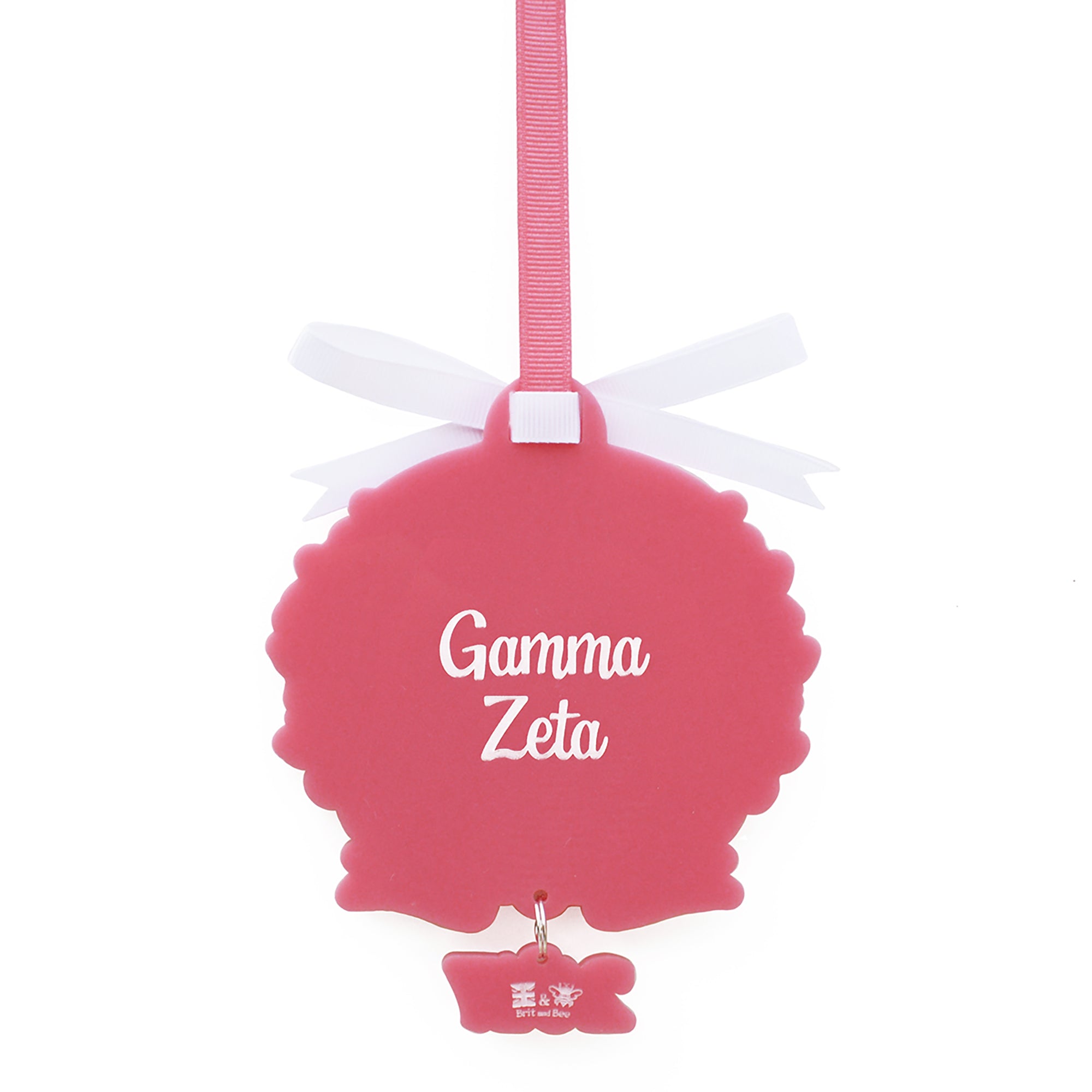 Phi Mu Ornament | Brit and Bee