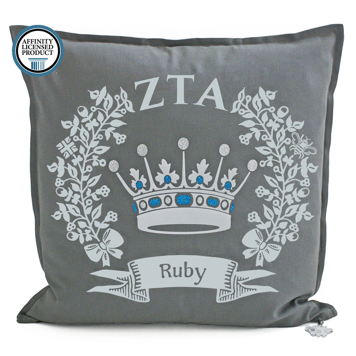 Zeta Tau Alpha Pillow | Brit and Bee