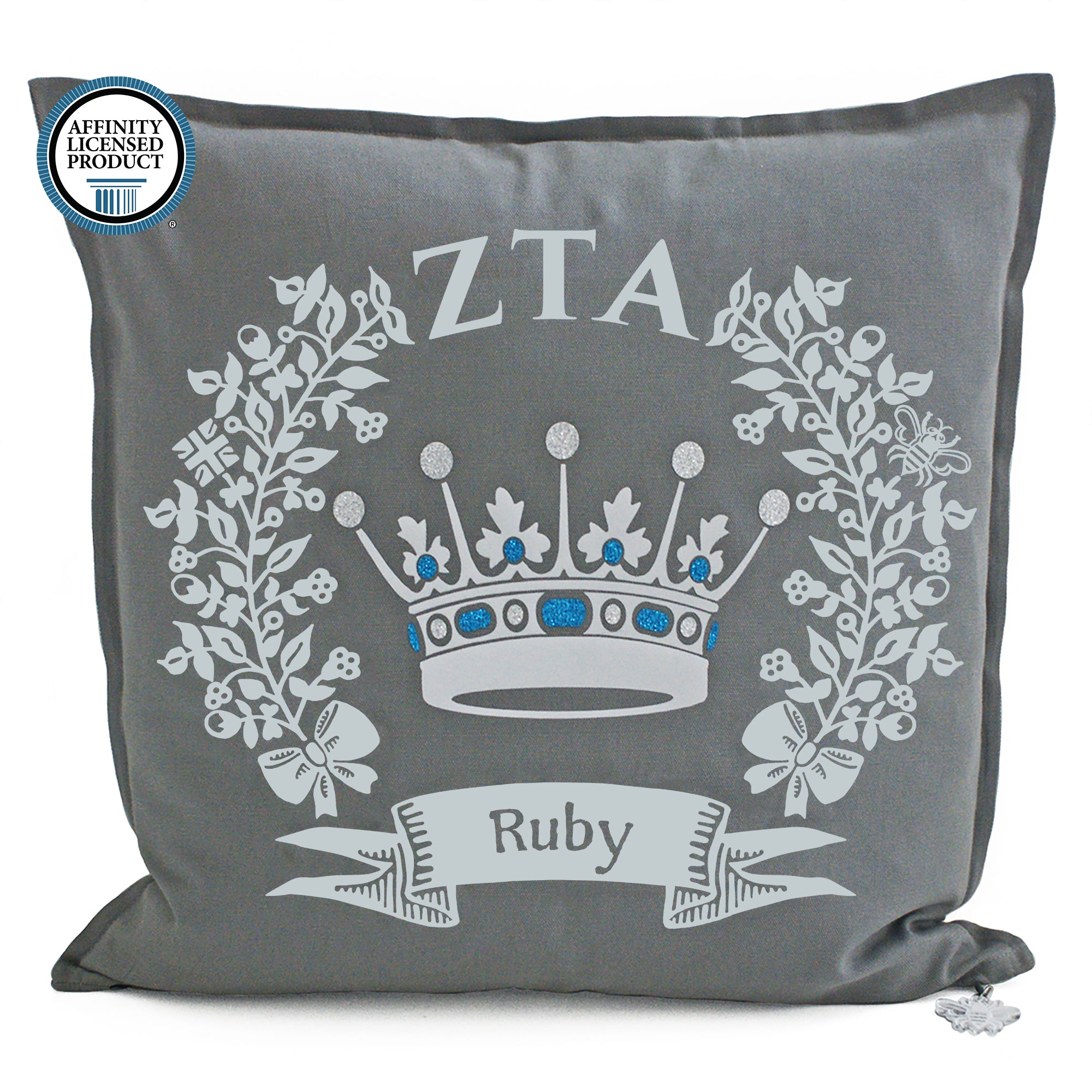Zeta Tau Alpha Pillow | Brit and Bee
