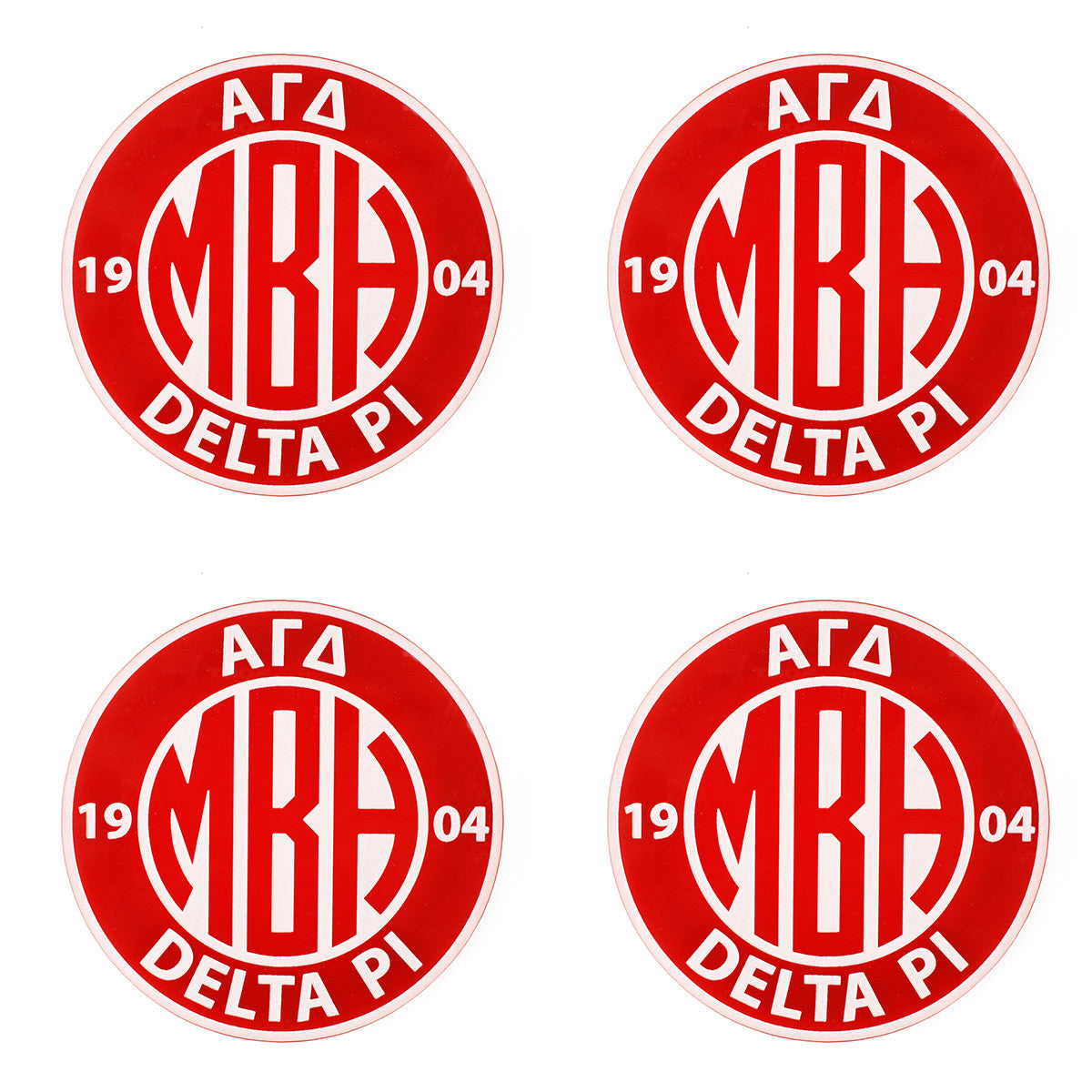 Brit and Bee Sorority Monogram Coaster - Alpha Gamma Delta