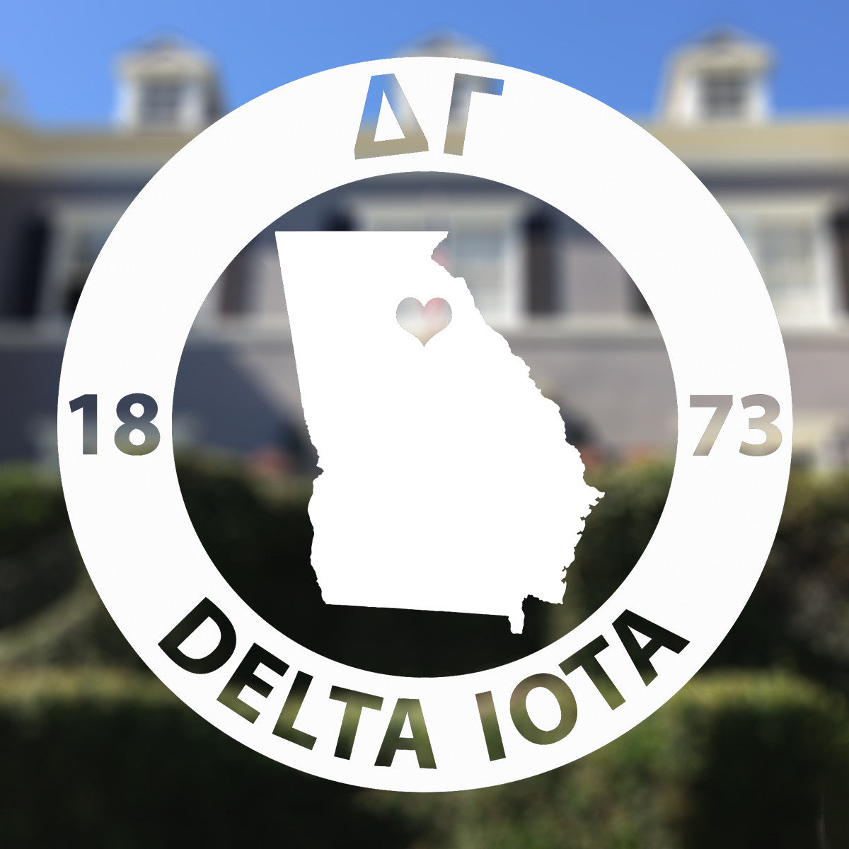 Brit and Bee Sorority State Decal - Delta Gamma
