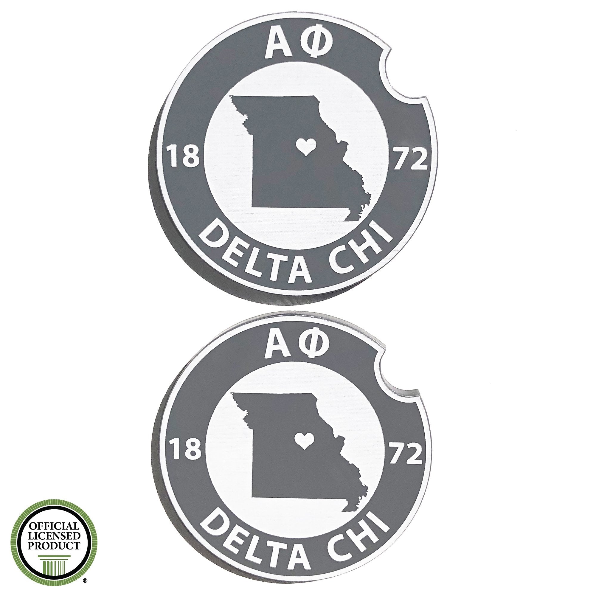 Alpha Phi Car Coasters | Brit and Bee
