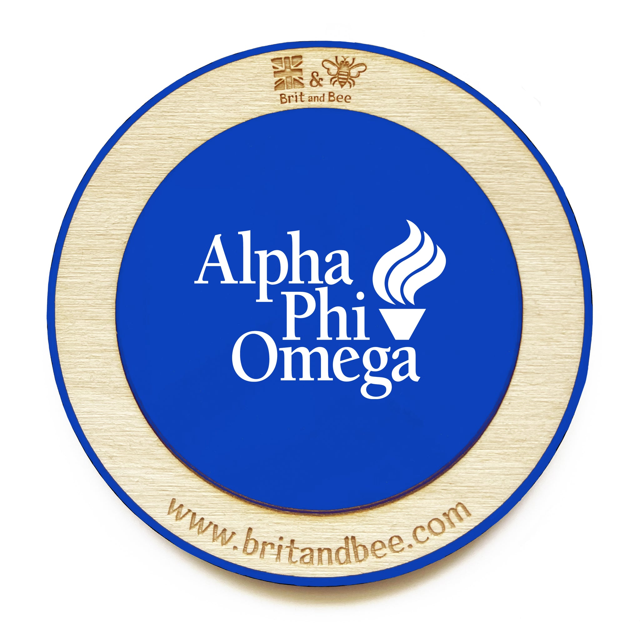 Alpha Phi Omega Sorority Coaster