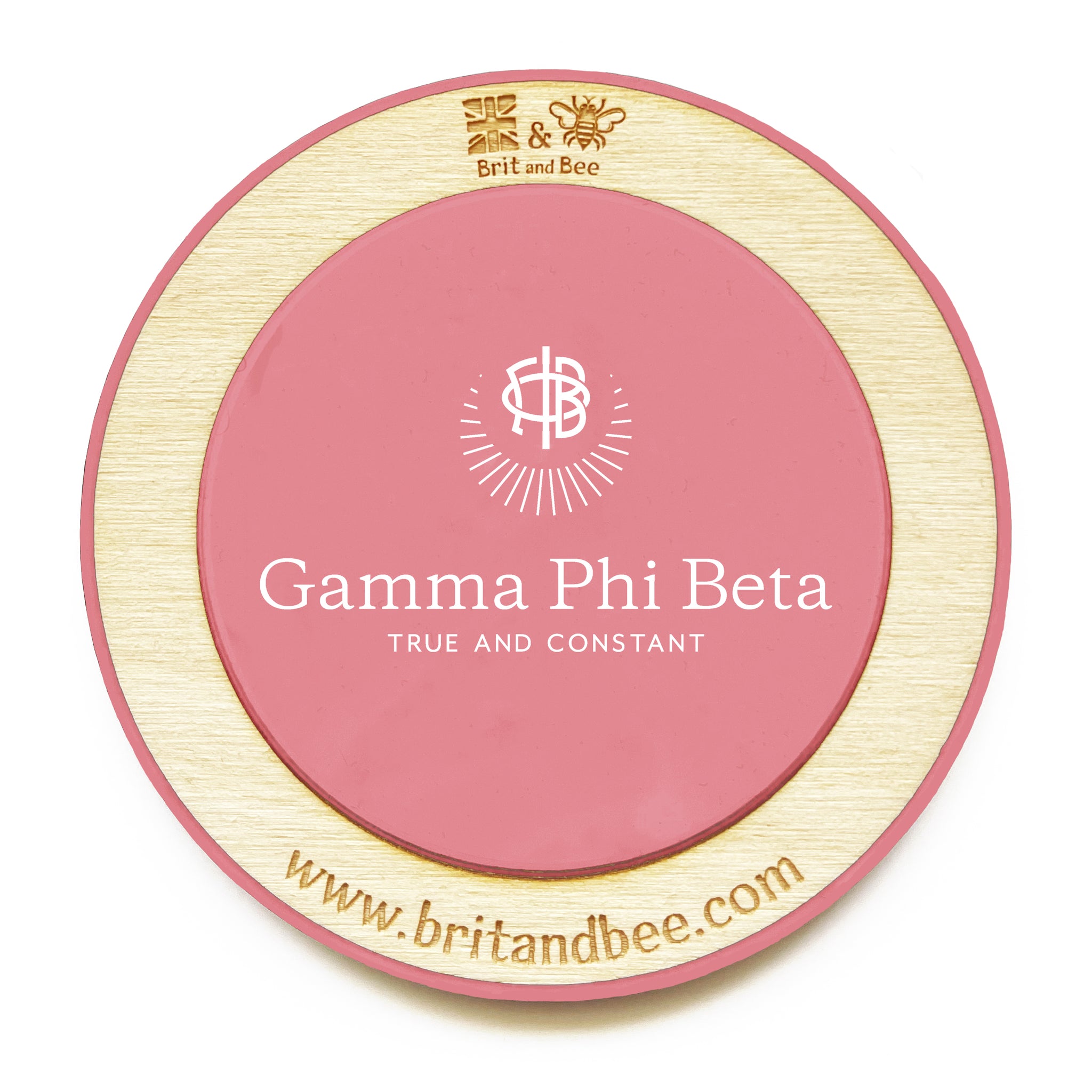 Gamma Phi Beta Sorority Coaster