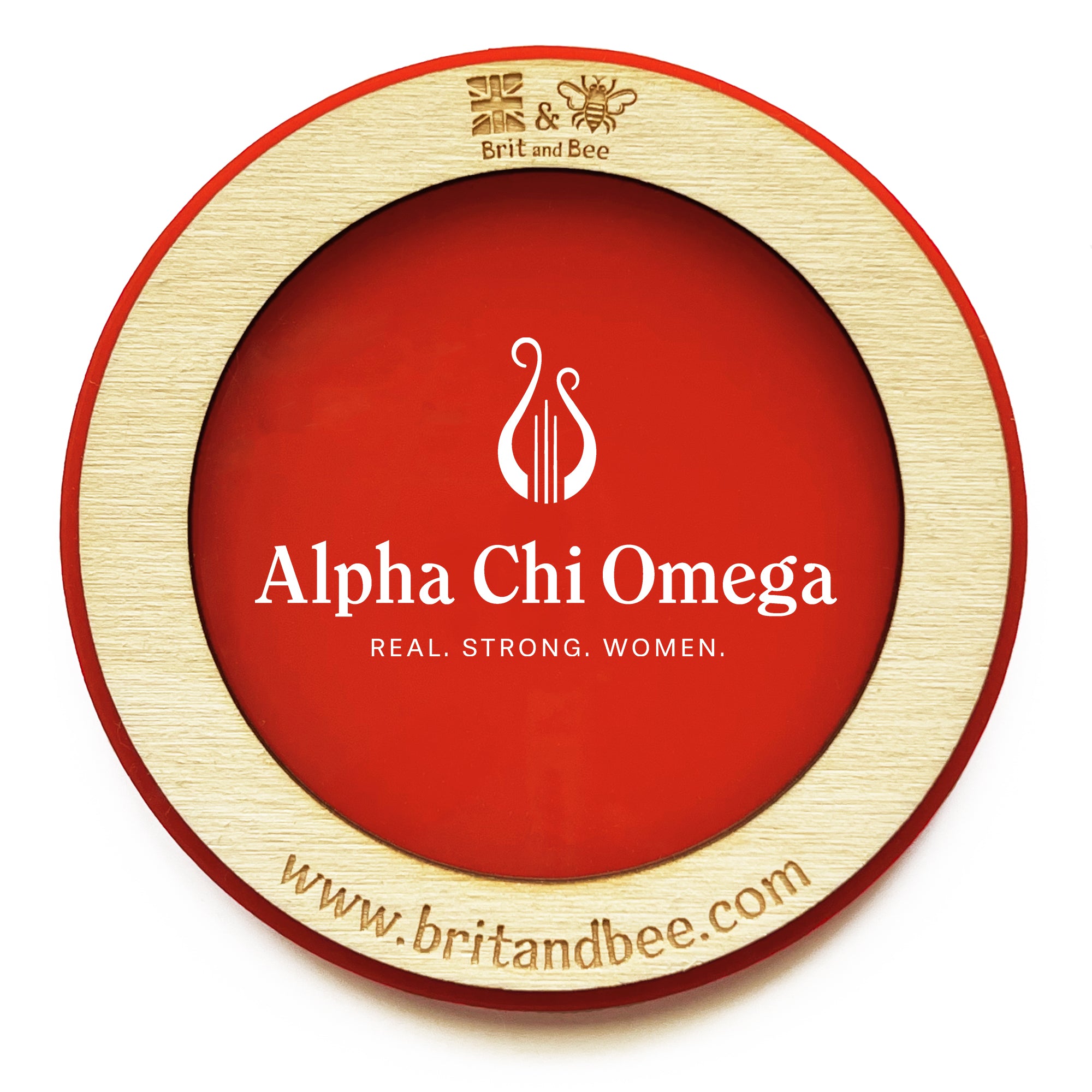 Alpha Chi Omega Sorority Coaster