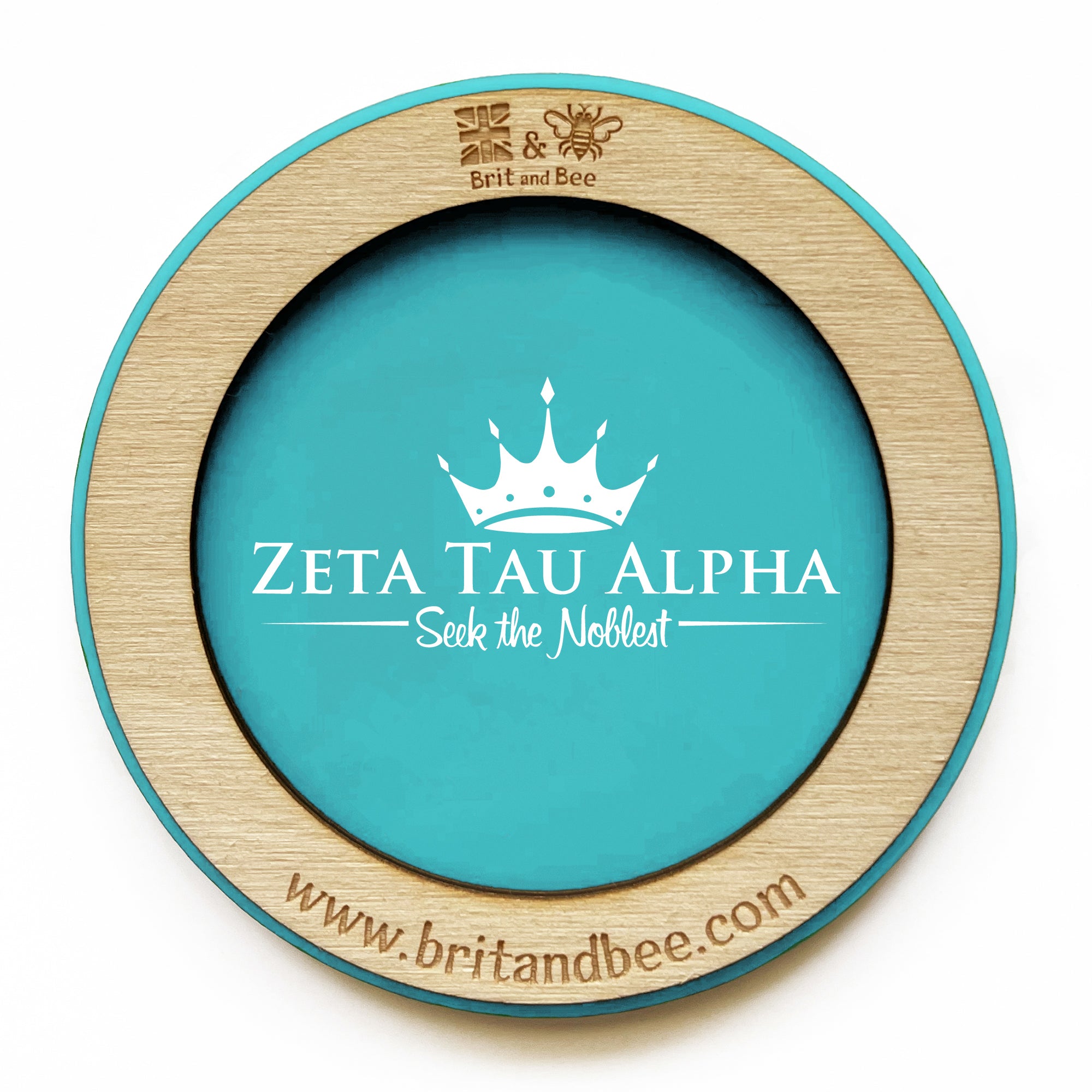 Zeta Tau Alpha Sorority Coaster