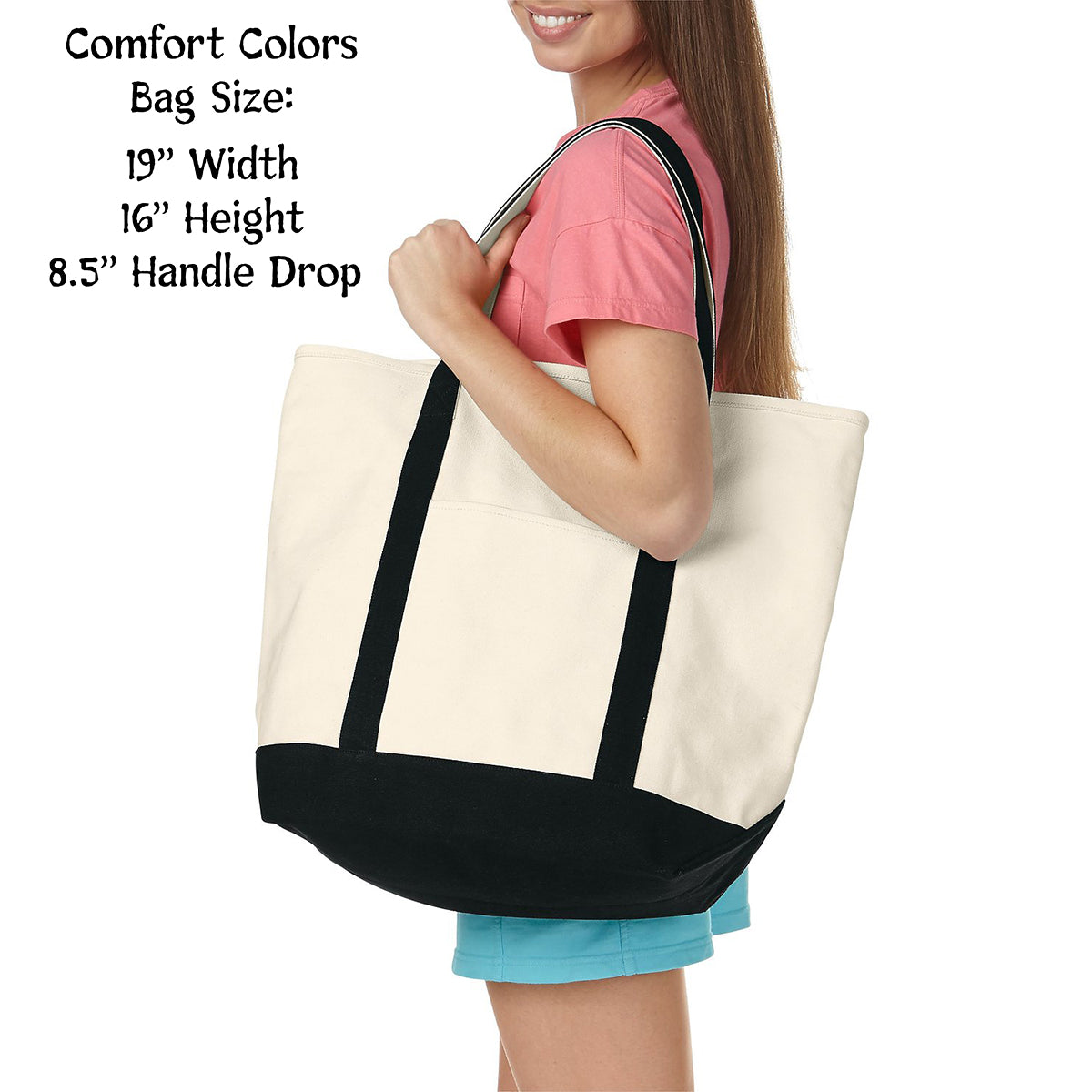 Zeta Tau Alpha Comfort Colors Tote Bag | Brit and Bee