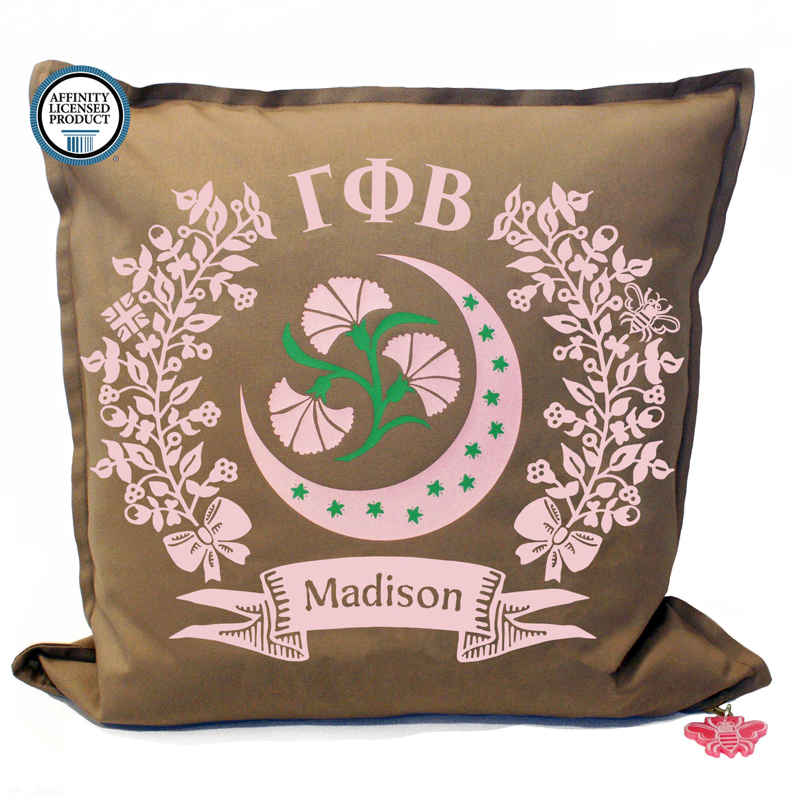 Gamma Phi Beta Pillow | Brit and Bee