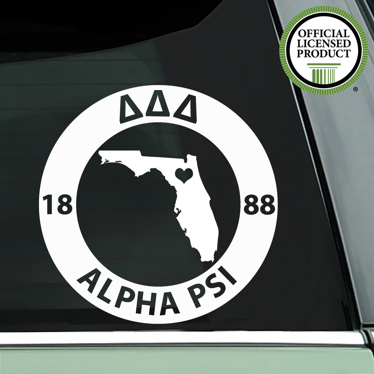 Brit and Bee Sorority State Decal - Delta Delta Delta