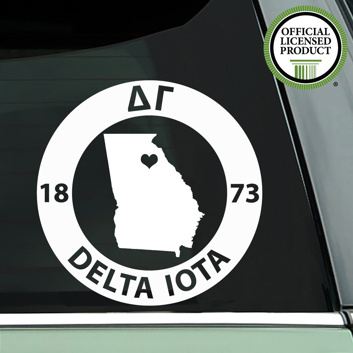 Brit and Bee Sorority State Decal - Delta Gamma