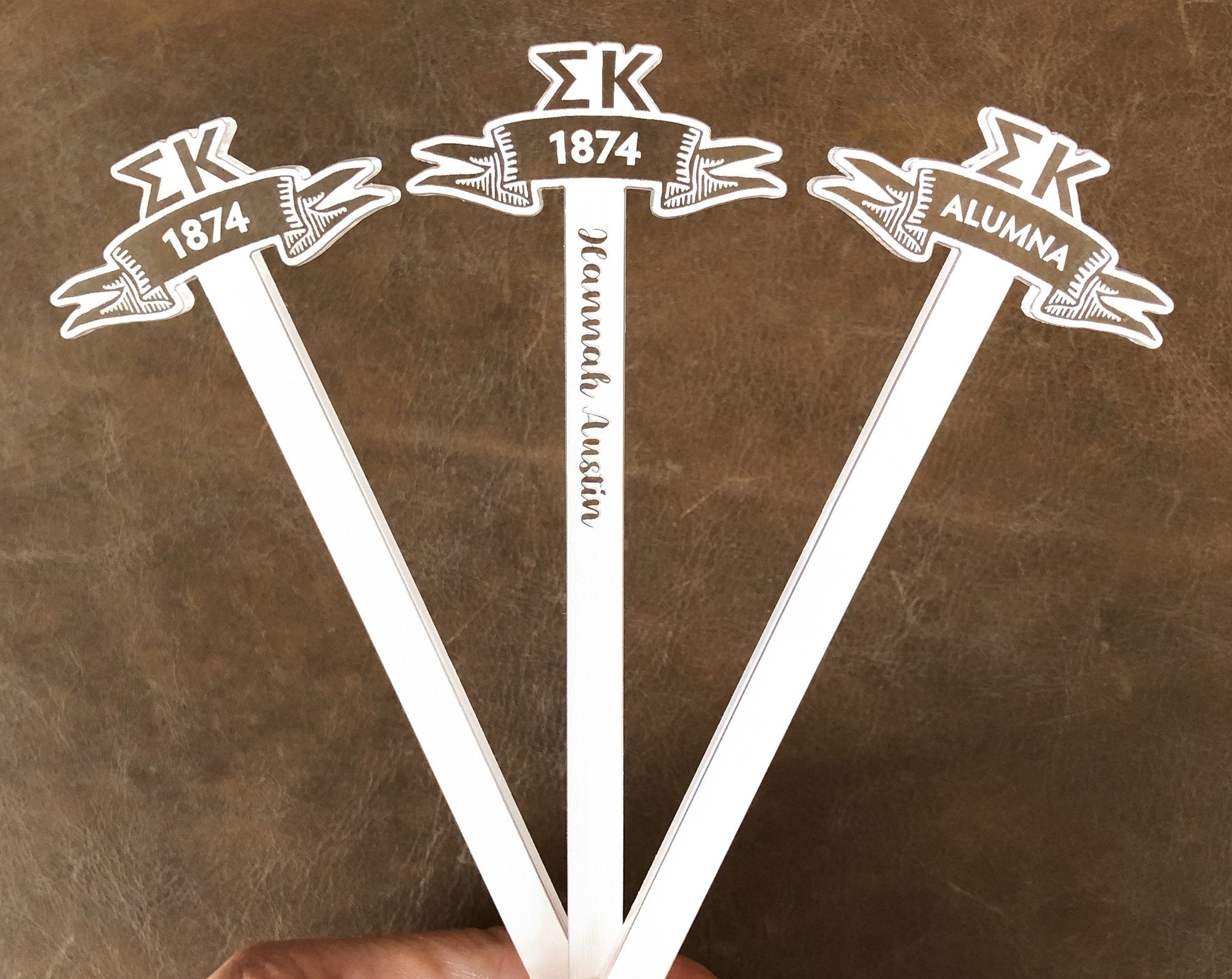 Sigma Kappa Swizzle Sticks | Brit and Bee