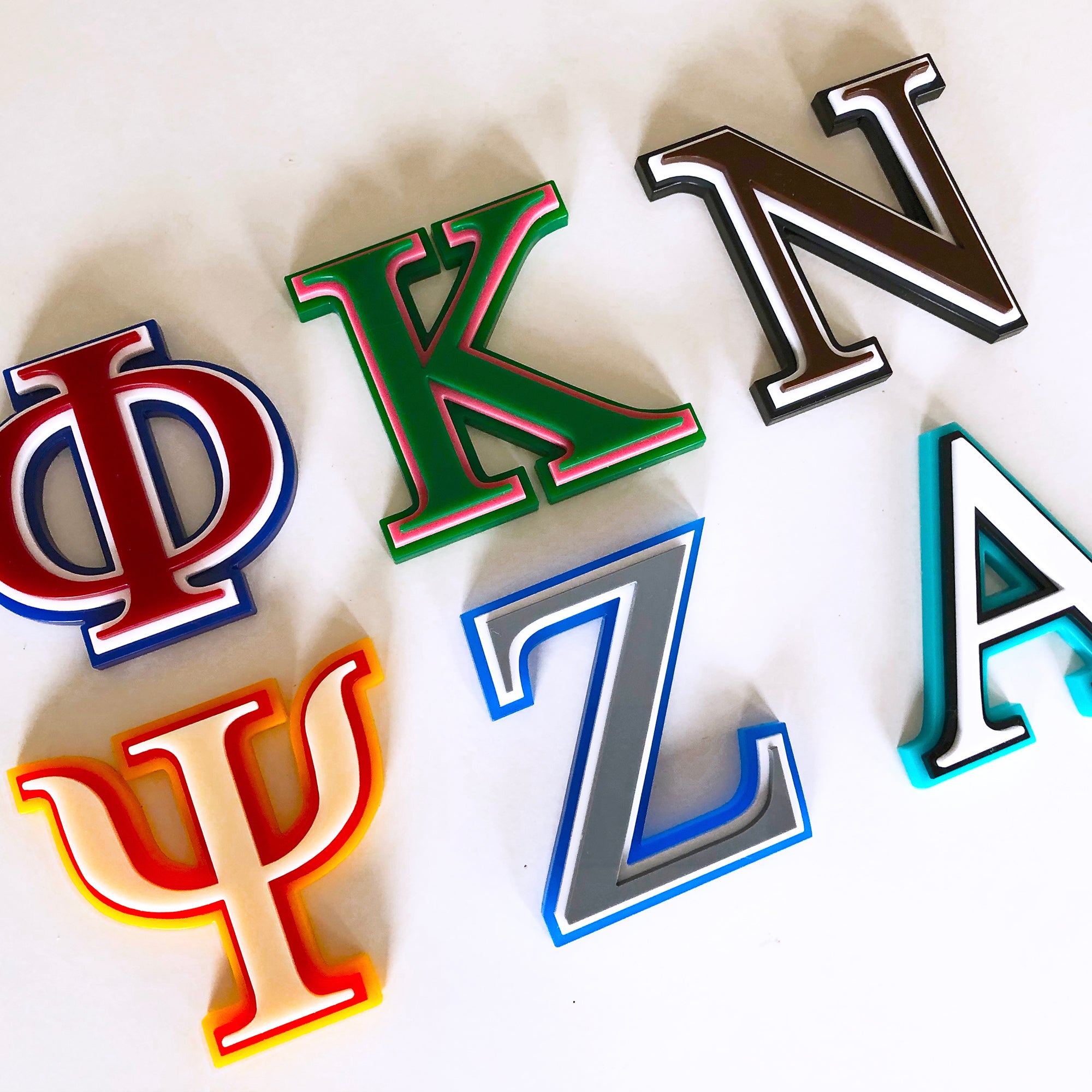 Greek Cut Letters - Triple Layer | Brit and Bee