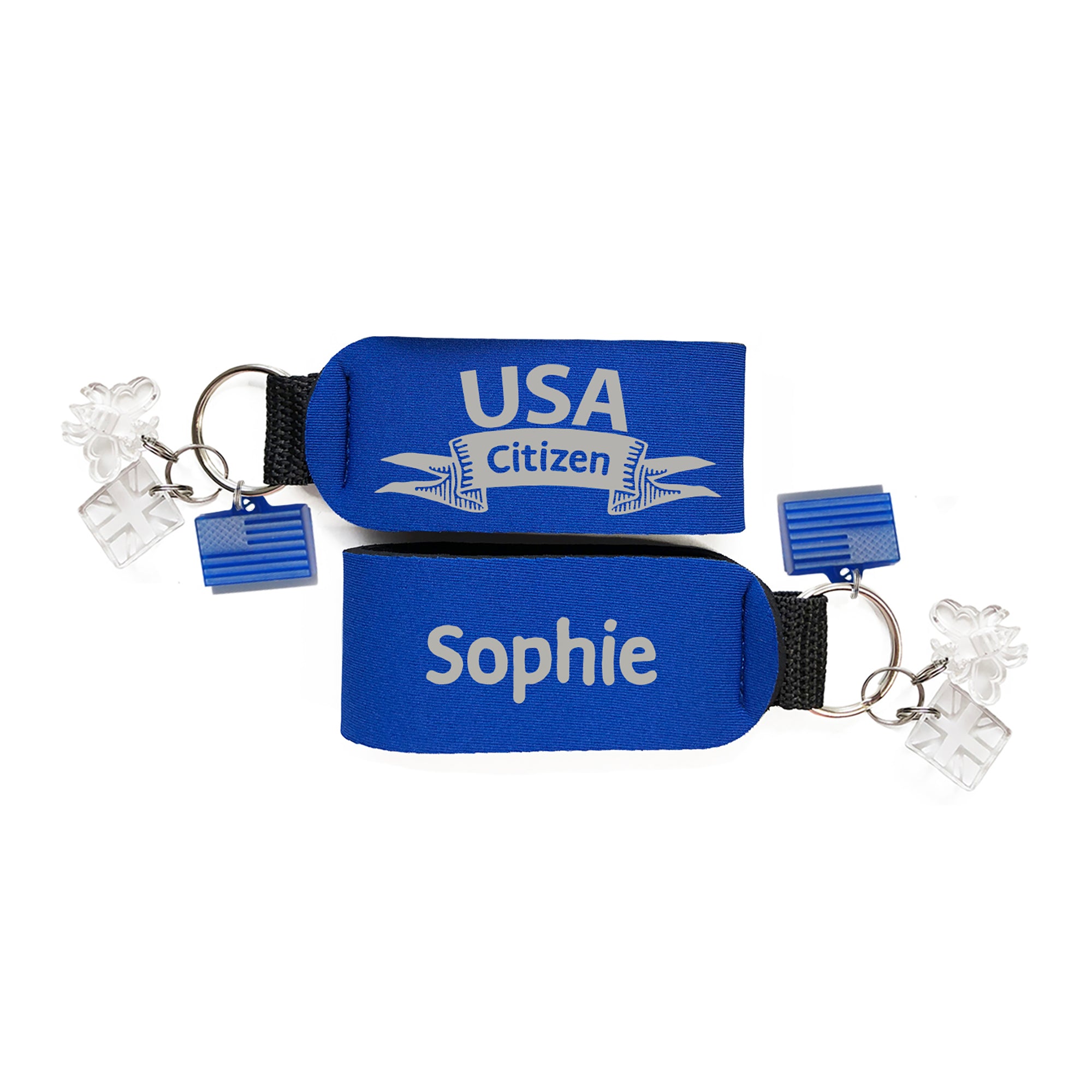 New American Citizen Keychain | Brit and Bee