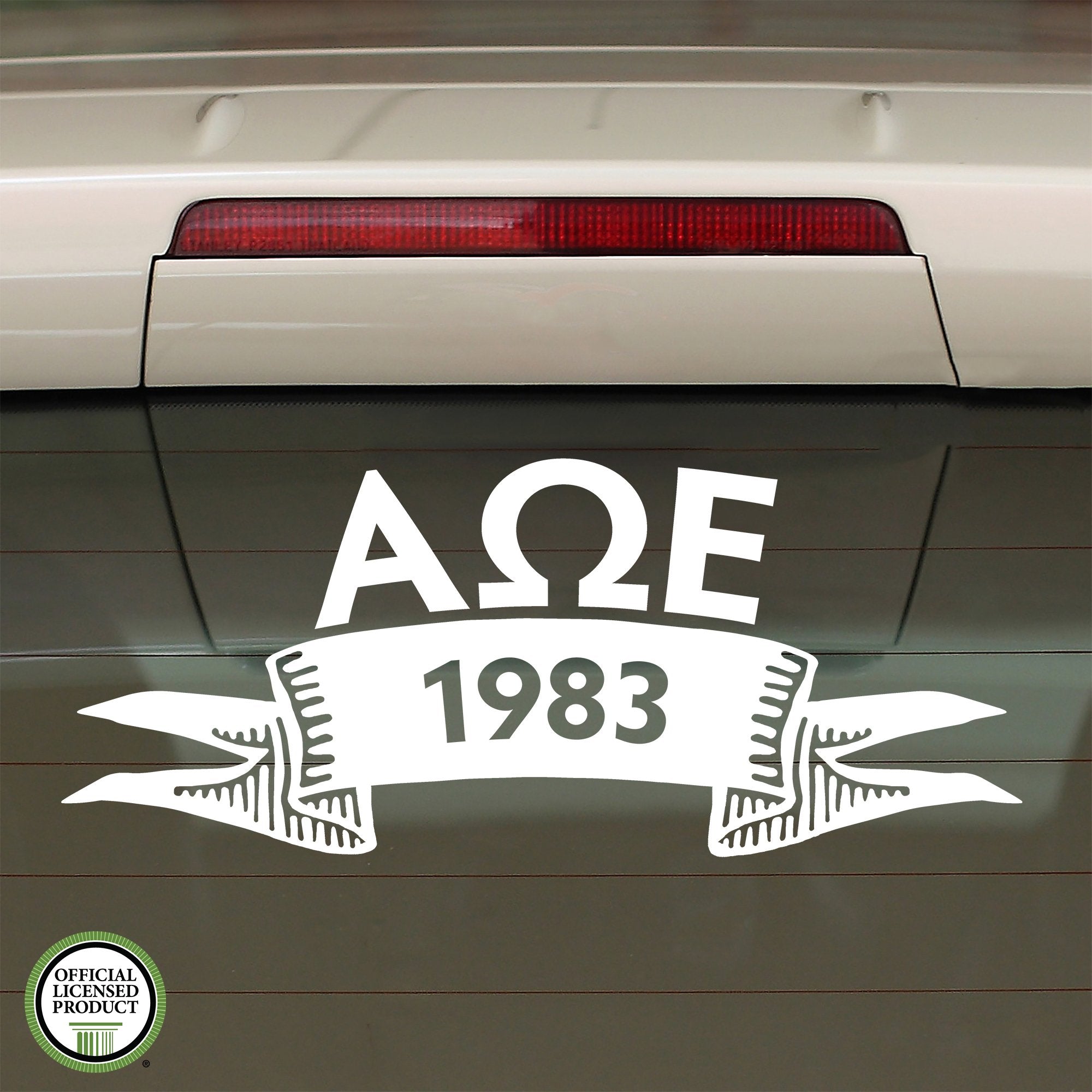 Alpha Omega Epsilon Year Decal | Brit and Bee